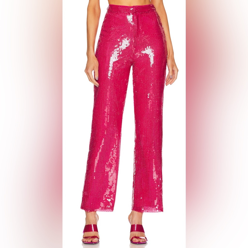 MORE TO COME Georgie Pant in Hot Pink Size XS